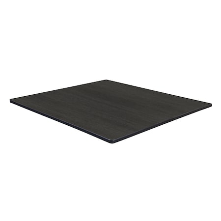 48 In. Square Laminate Double Sided Table Top- Ash Grey Or White